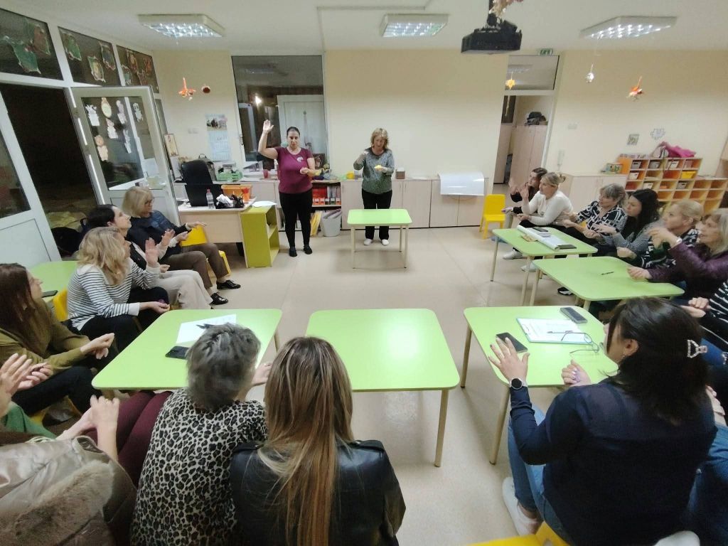 В ДГ "Здравец " се проведе вътрешноинституционална квалификация на тема" Неврогимнастика за деца"